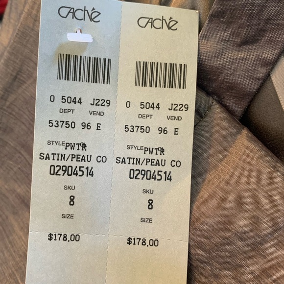 Cache pewter tiered dress! - Picture 4 of 4